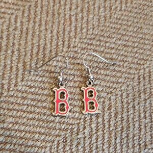 Boston Red Sox Costume Jewelry Earrings